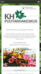Mobile Screenshot of khpuutarhakeskus.fi